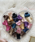 Matte Mini Claw – Small Pearlescent Hair Claw (Multi-Color Pack)